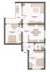 Lichtdurchflutete 3-Zimmer-Wohnung mit Balkon und Stellplatz in Mühlheim am Main - Grundriss 1.OG