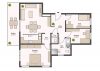 Moderne 4-Zimmerwohnung mit Balkon & Aufzug in zentraler Lage von Obertshausen. - Grundriss