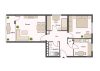Charmante 3-Zimmer-Wohnung mit Westbalkon & Garage – naturnah in Obertshausen - Grundriss